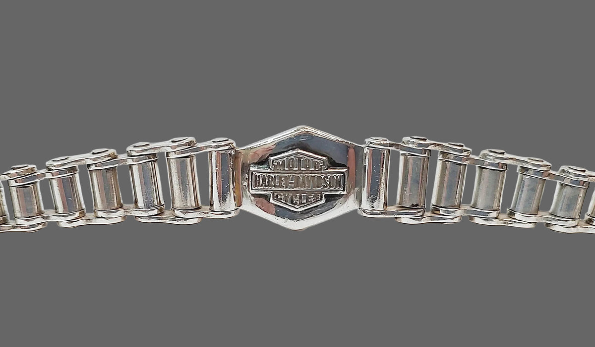 Vintage Harley-Davidson Motorcycles Sterling Silver Bracelet Vintage Harley-Davidson Motorcycles Sterling Silver Bracelet