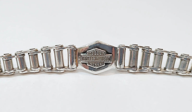 Vintage Harley-Davidson Motorcycles Sterling Silver Bracelet