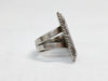 Triangular Cut Agate Sterling Silver Ring - Hers and His Treasures