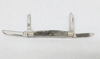 New Parker Brothers K-298 Little Congress Smooth Bone Pocket Knife - Hers and His Treasures