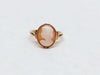 10K Antique Carved Shell Cameo Ring SZ 5.5 - Hers and His Treasures