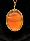 Vintage 14K Gold Carved Shell Cameo 18" Necklace - Hers and His Treasures