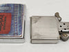 1998 XIV Zippo Jeans No. 613 High Polish Leather Tab Zippo Lighter - Hers and His Treasures