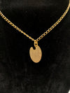 1968 Sarah Coventry Pal-Ette Gold Tone Paint Palette Necklace - Hers and His Treasures