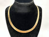 1965 Sarah Coventry Embraceable Reversible Gold Tone Necklace - Hers and His Treasures
