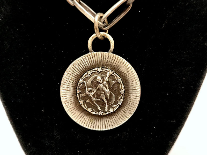 1974 Sarah Coventry Sun Signs Sagittarius Pendant Necklace - Hers and His Treasures
