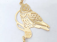 1996 Wild Bryde Field Guide Owl Lover's Necklace - Hers and His Treasures