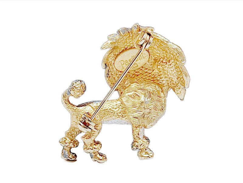 Vintage Pastelli French Poodle Brooch Pin - Hers and His Treasures