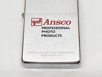 1963 Ansco Professional Photo Products Brushed Chrome Zippo Lighter - Hers and His Treasures