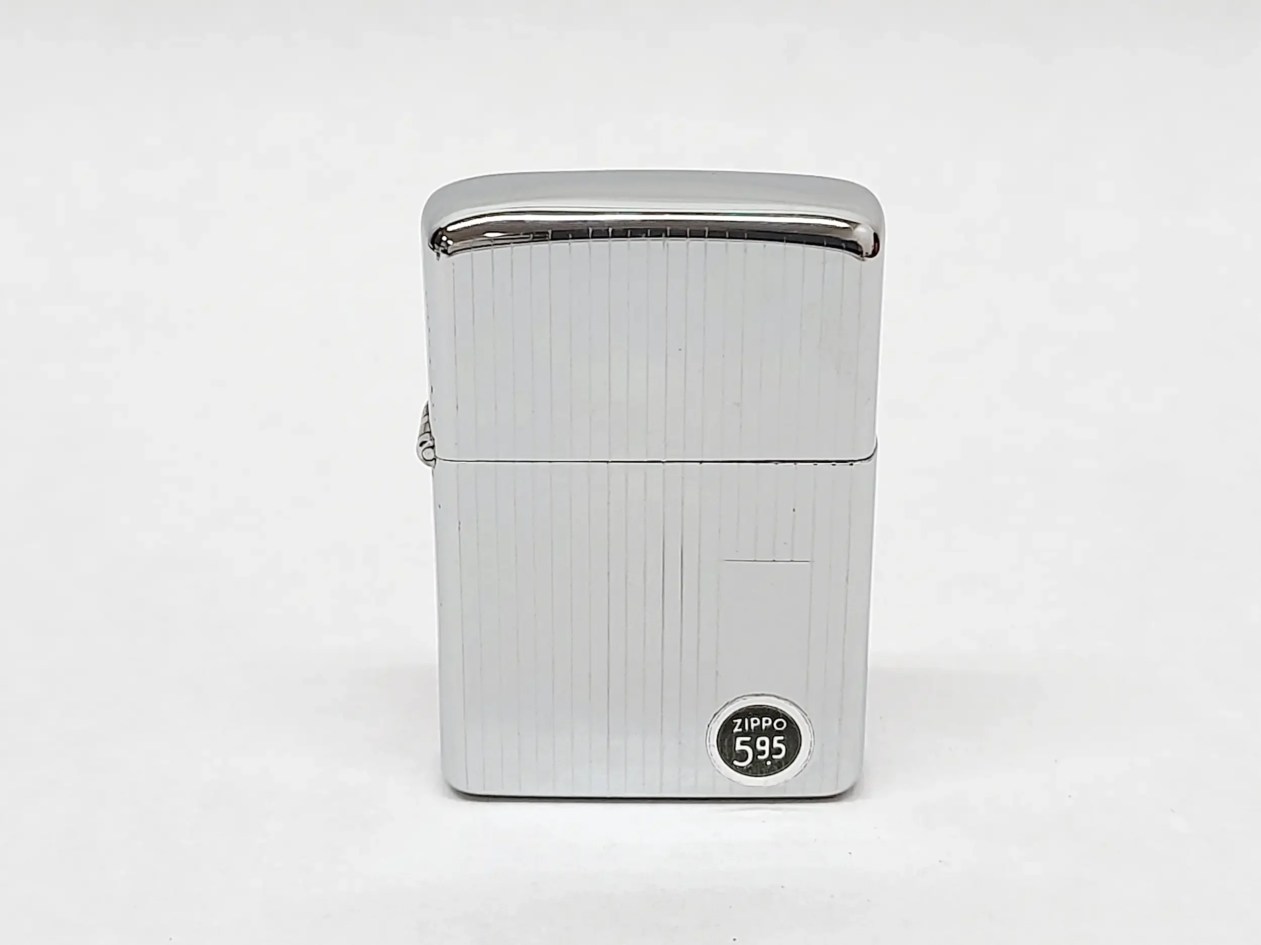 1971年製 ヴィンテージZIPPO New 1971 Engine Turned Pinstripe Polished Chrome Zippo Lighter