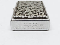 2002 Marlboro Storming Scroll Zippo Lighter - Hers and His Treasures