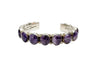 Emma Lincoln Charoite Sterling Silver Cuff Bracelet  - Hers and His Treasures