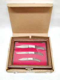 1990 Kershaw Snap-On 70th Anniversary Lockback Knife Set