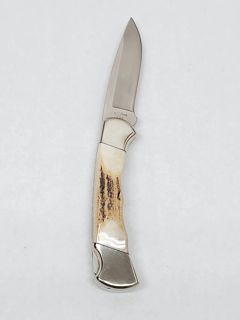 Buck Custom 112 Stag Pocket Knife - Hers and His Treasures