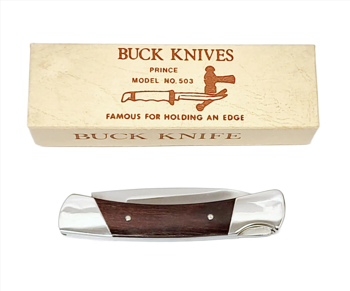 1972-1986 Buck 503 Prince Lockback Pocket Knife - Hers and His Treasures