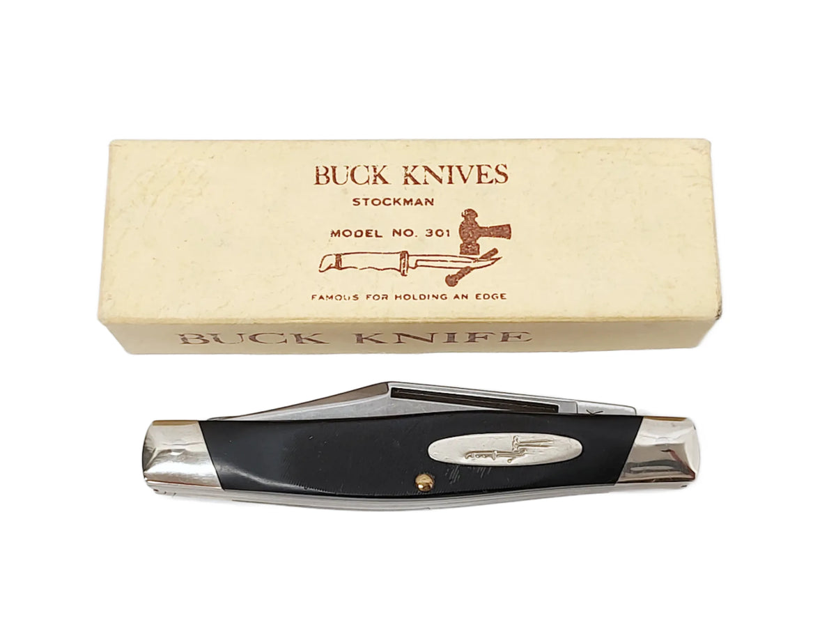 1972-1986 Buck 301 Stockman Pocket Knife - Hers and His Treasures