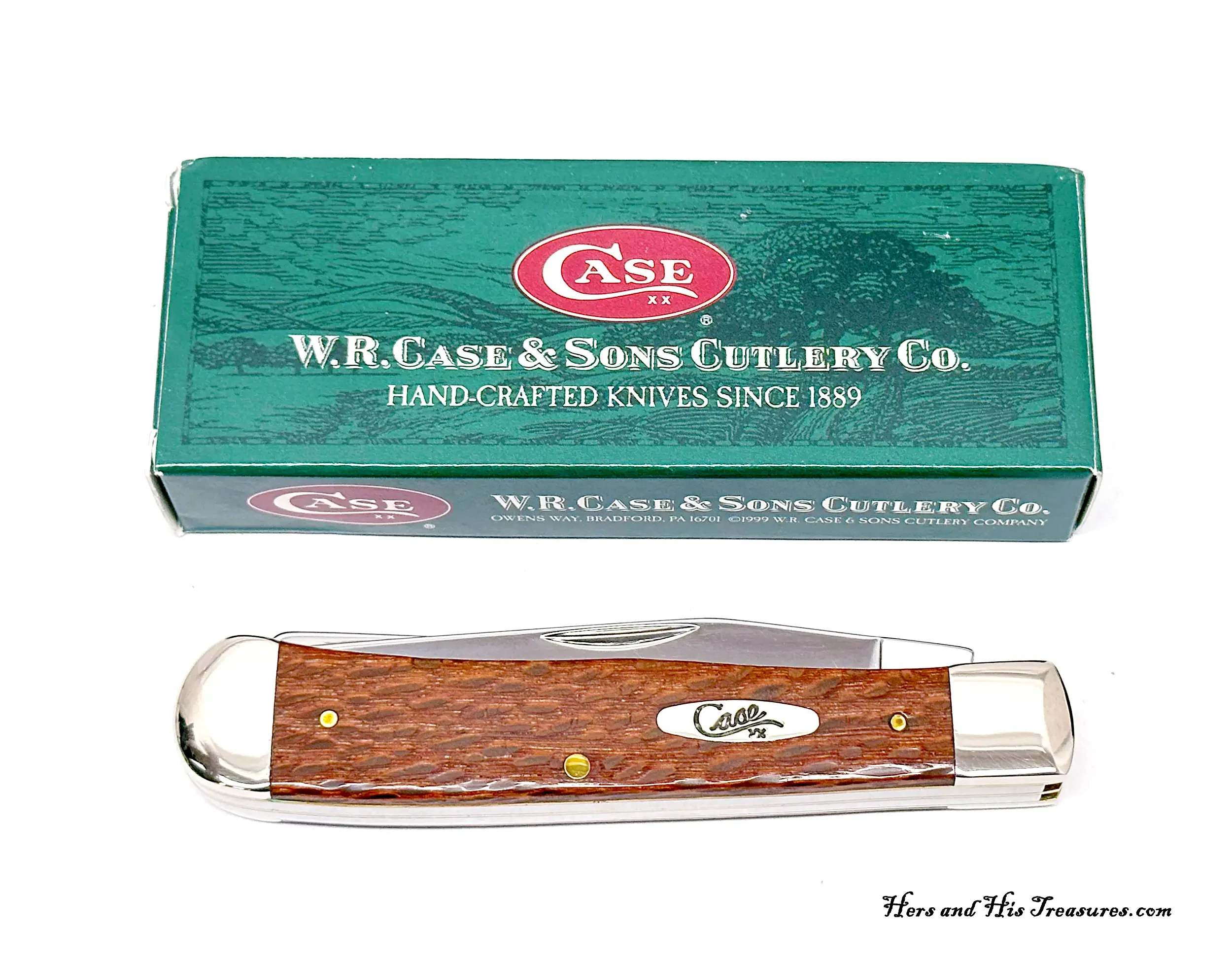 2006 Case XX 7254 Lace Wood Trapper Pocket Knife – Hers and His