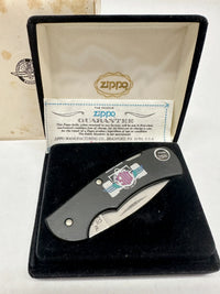 1995 Indianapolis Indy 500 Zippo Lockback Pocket Knife - Hers and His Treasures