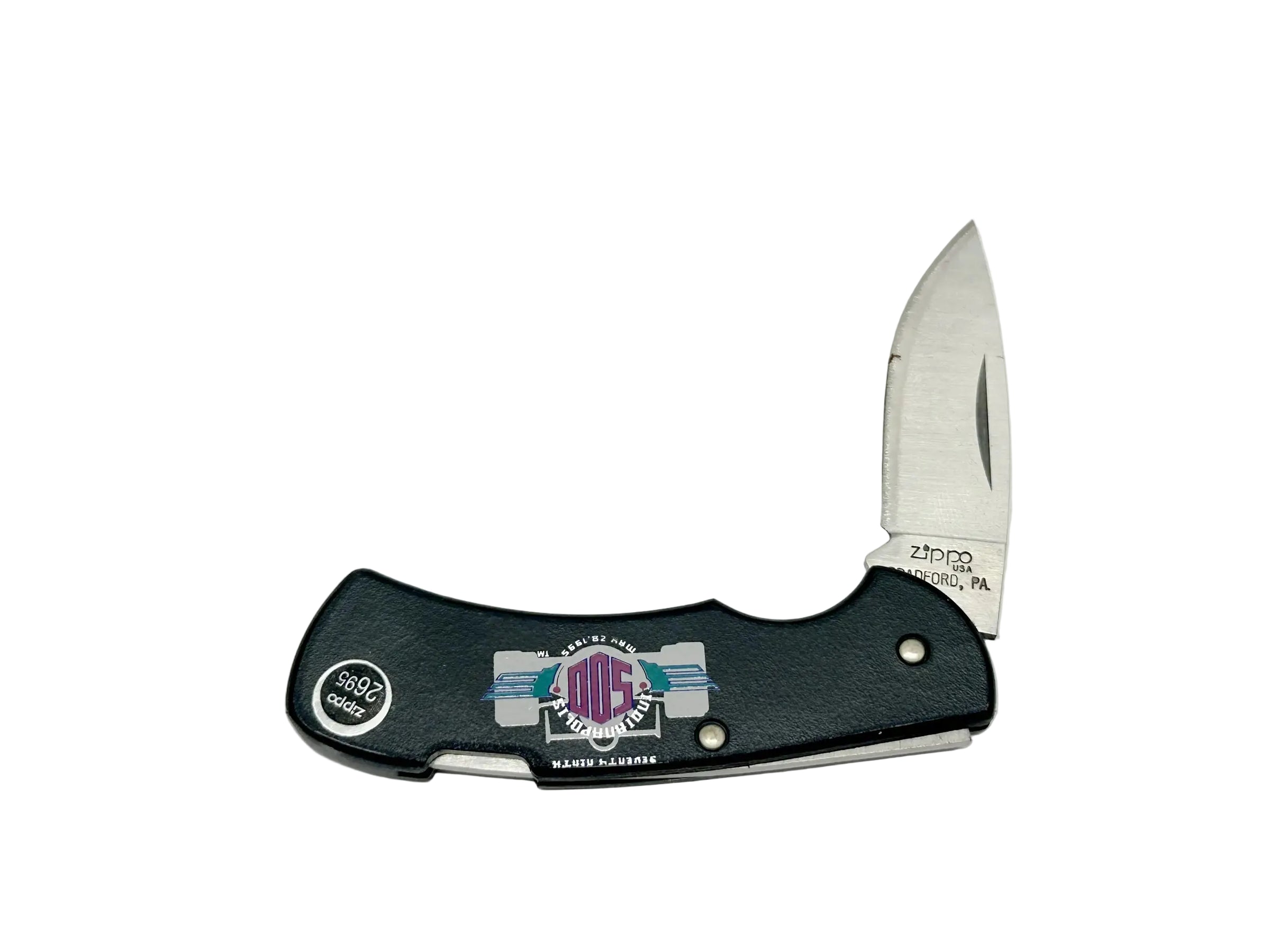 1995 Indianapolis Indy 500 Zippo Lockback Pocket Knife - Hers and His Treasures