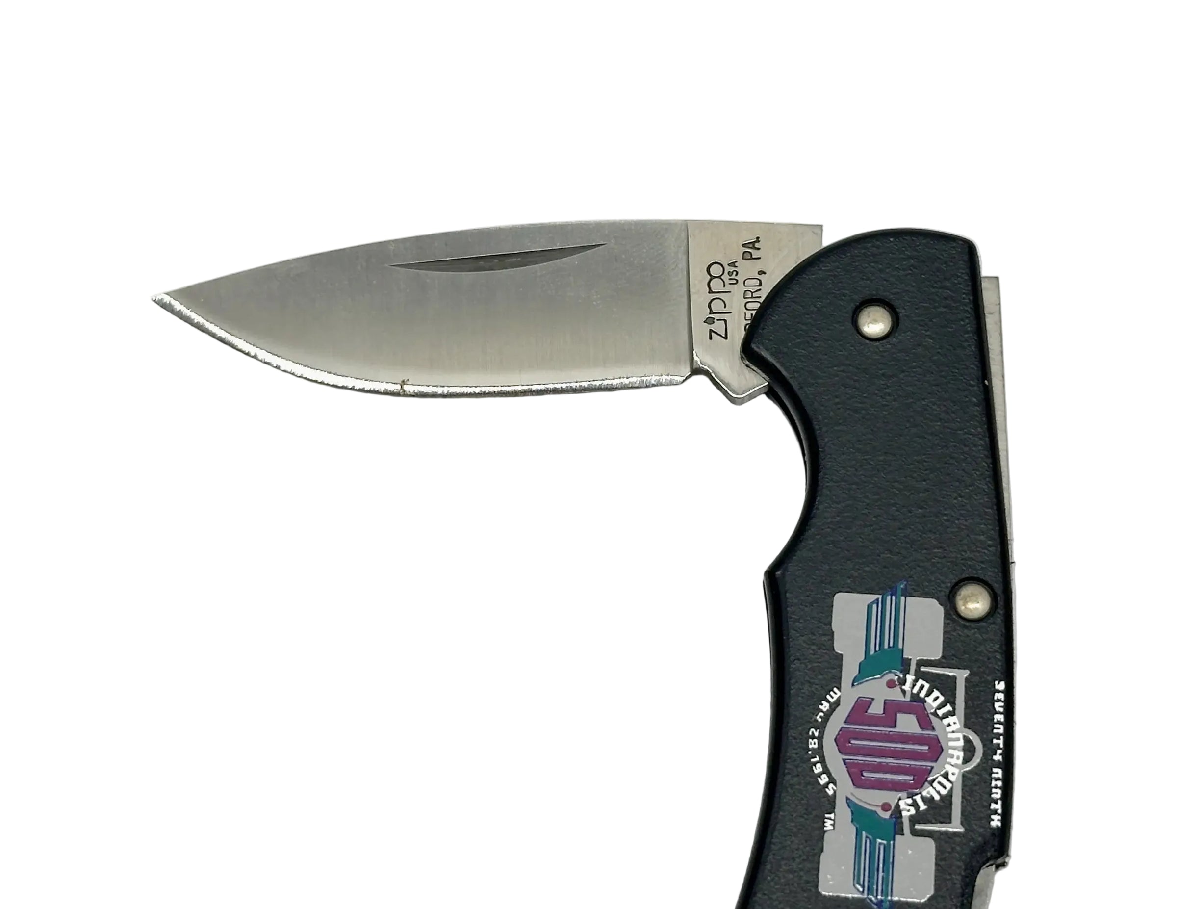 1995 Indianapolis Indy 500 Zippo Lockback Pocket Knife - Hers and His Treasures