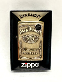 2026 Jack Daniel's Label Brass Emblem Zippo Lighter - Hers and His Treasures