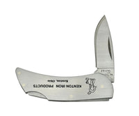 Kenton, OH Iron Products Stainless Steel Zippo Pocket Knife - Hers and His Treasures