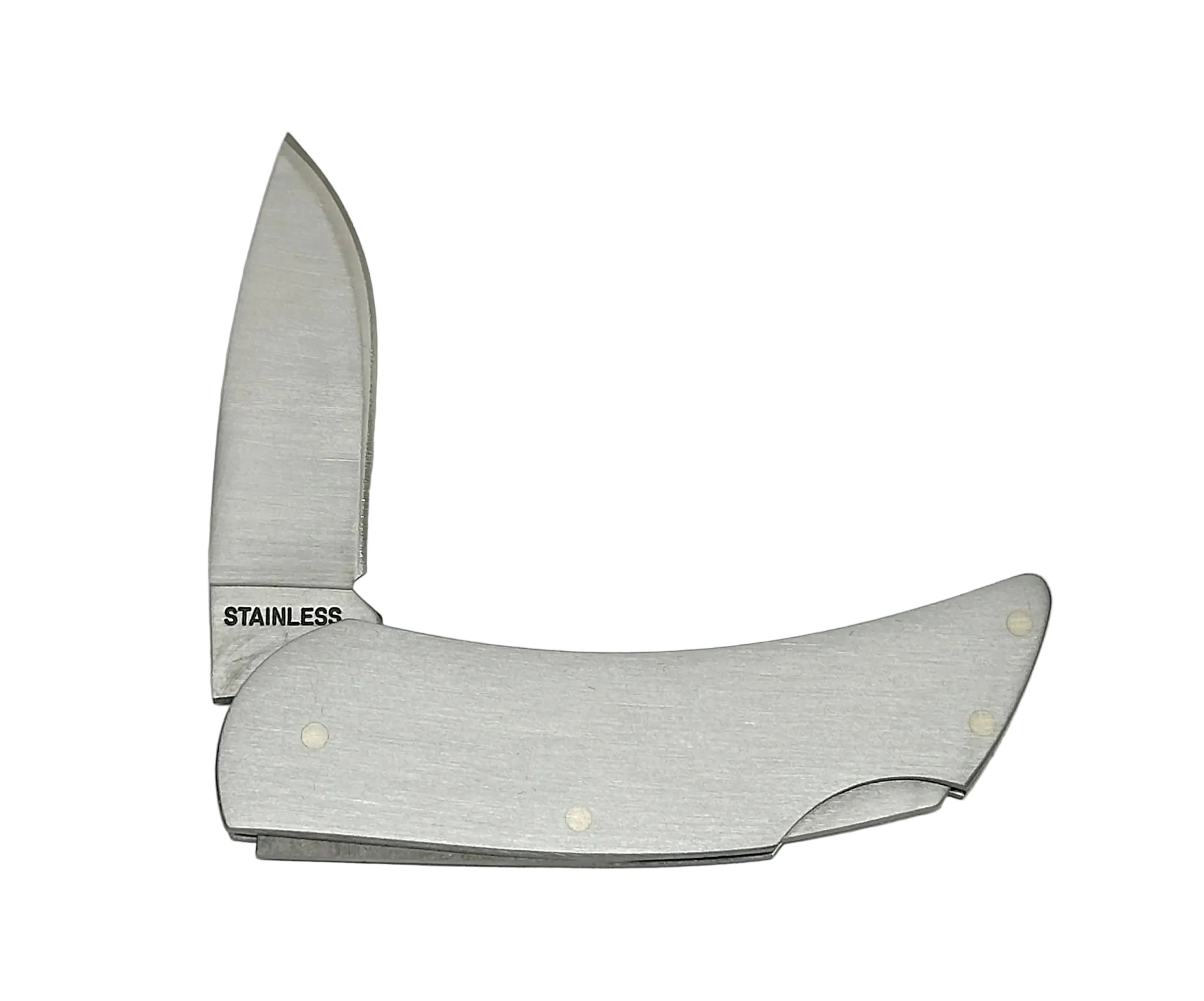 Kenton, OH Iron Products Stainless Steel Zippo Pocket Knife - Hers and His Treasures