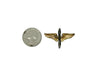 Lamode WWII Aviation Wings and Prop Sweetheart Pin - Hers and His Treasures