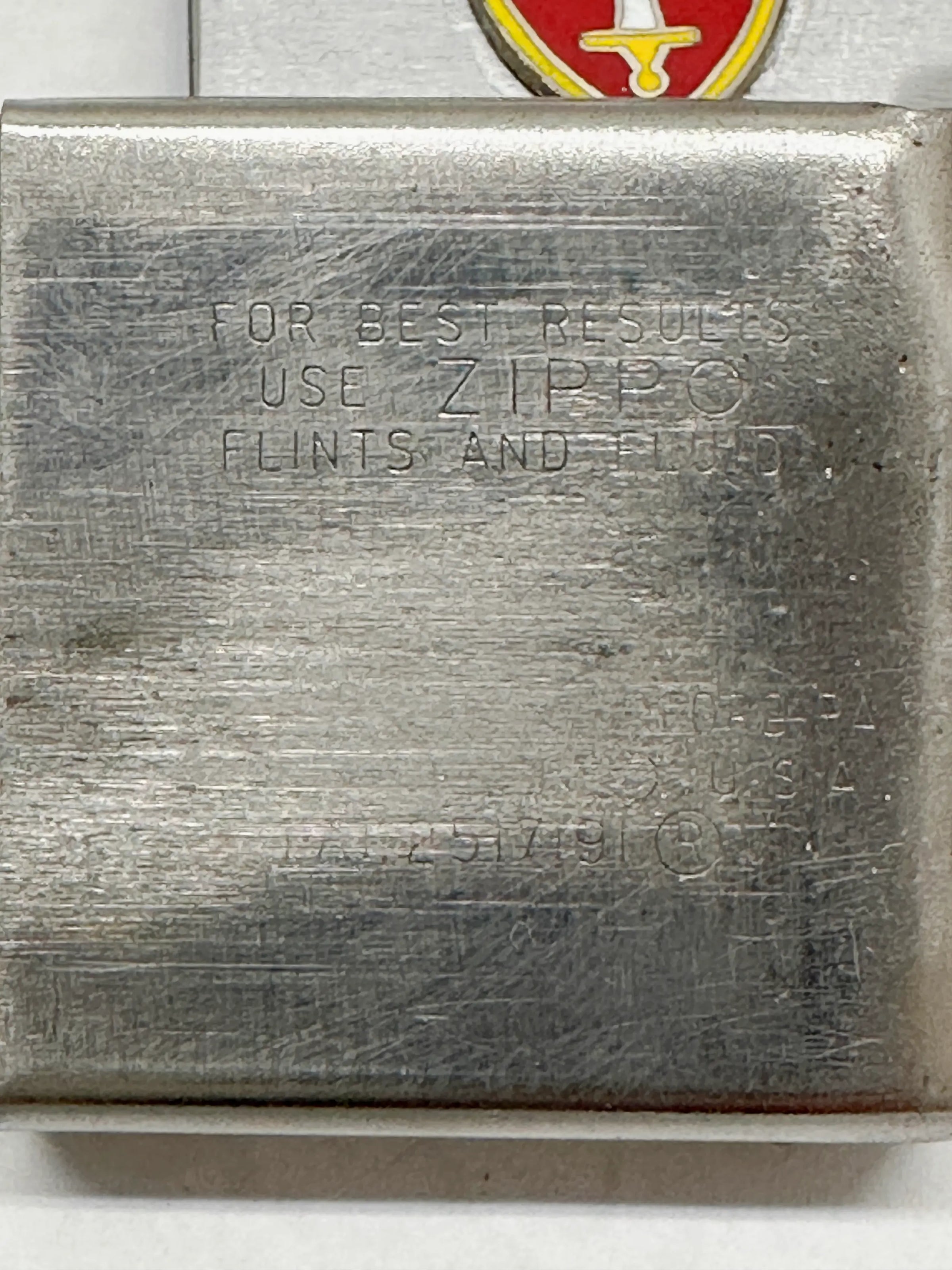 1959 MAC V Military Double Sided Emblem Zippo Lighter - Hers and His Treasures