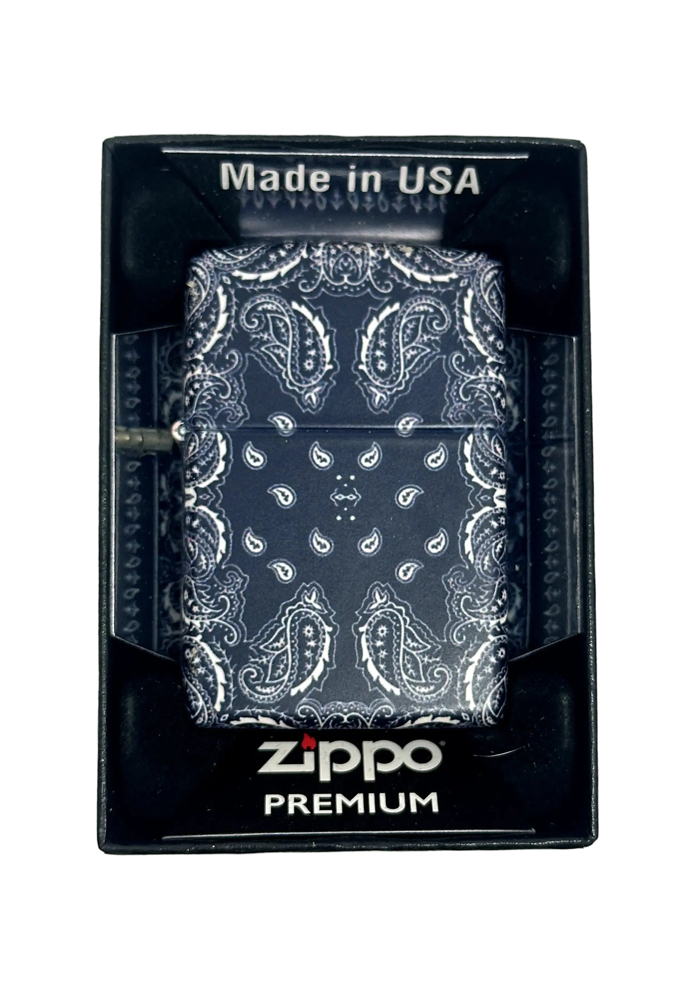 2024 Marlboro 70th Anniversary Altria Navy Bandana Design Zippo Lighter - Hers and His Treasures