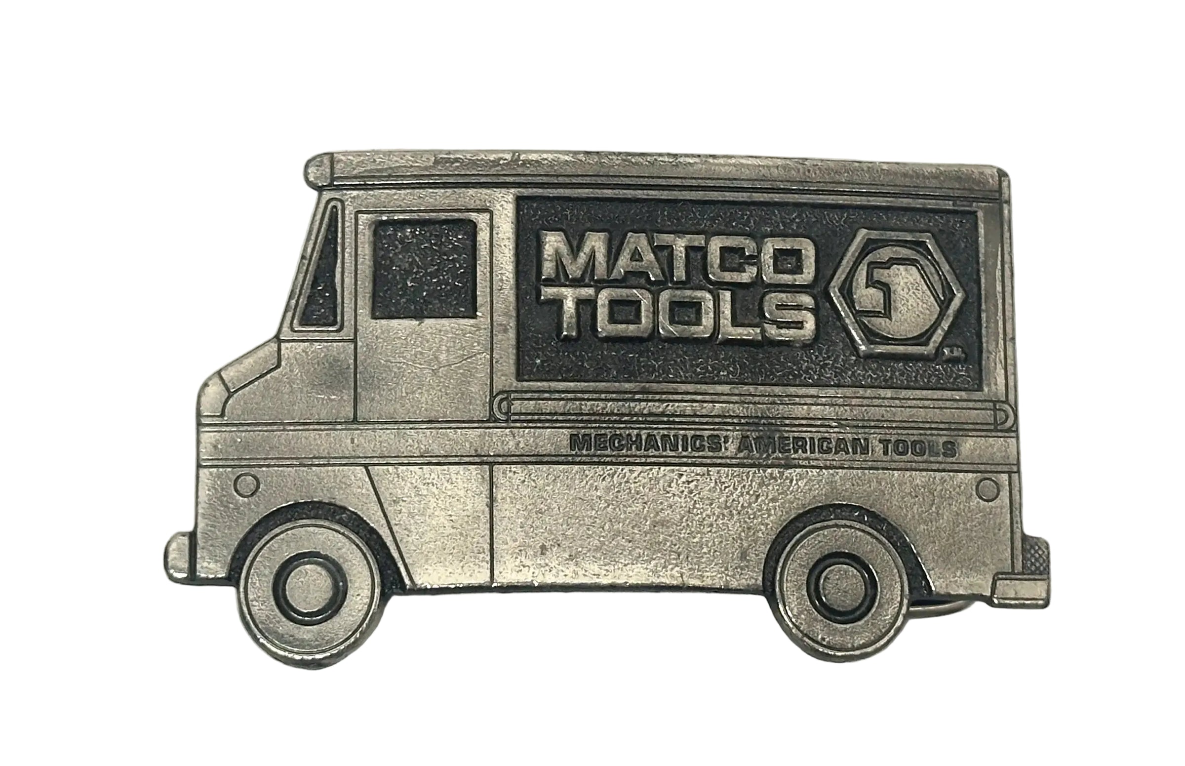 1979 Matco Tool Limited Edition Tool Truck Pewter Belt Buckle - Hers and His Treasures
