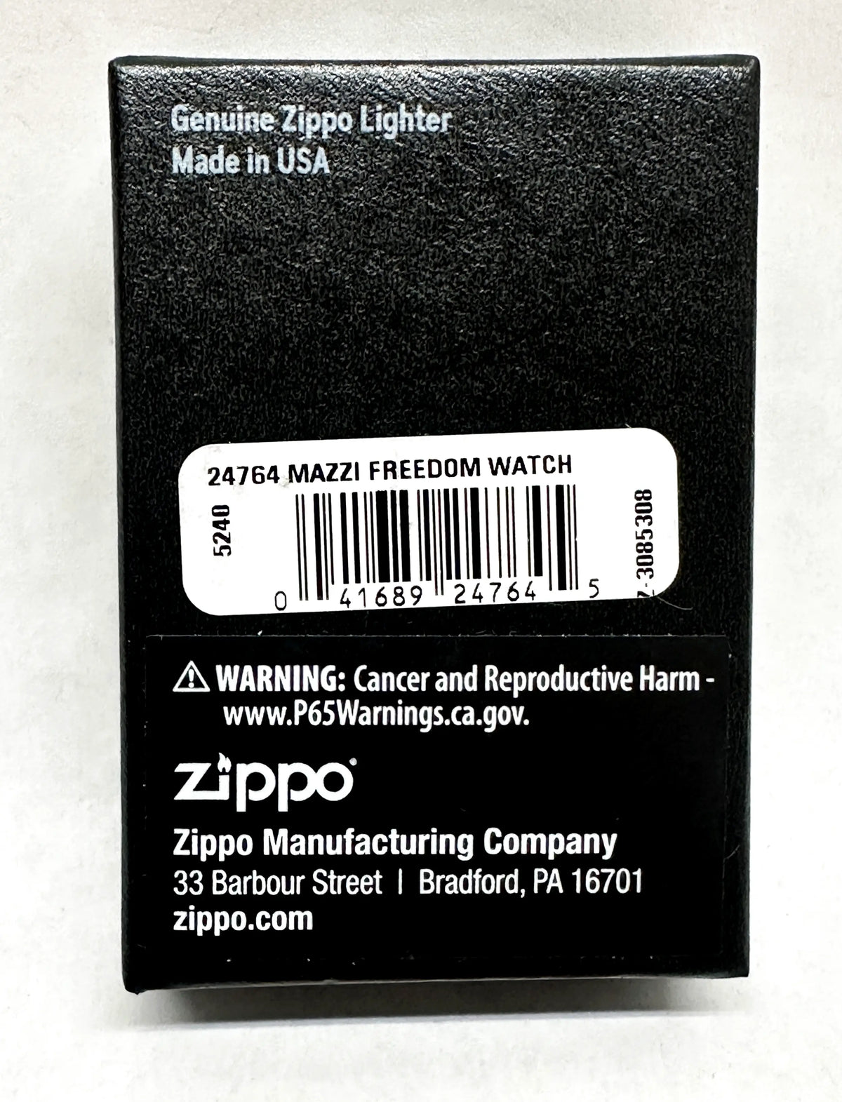 2025 Mazzi Freedom Watch American Flag and Eagle 24764 Zippo Lighter - Hers and His Treasures
