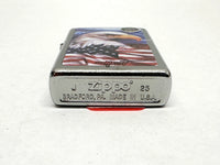 2025 Mazzi Freedom Watch American Flag and Eagle 24764 Zippo Lighter - Hers and His Treasures