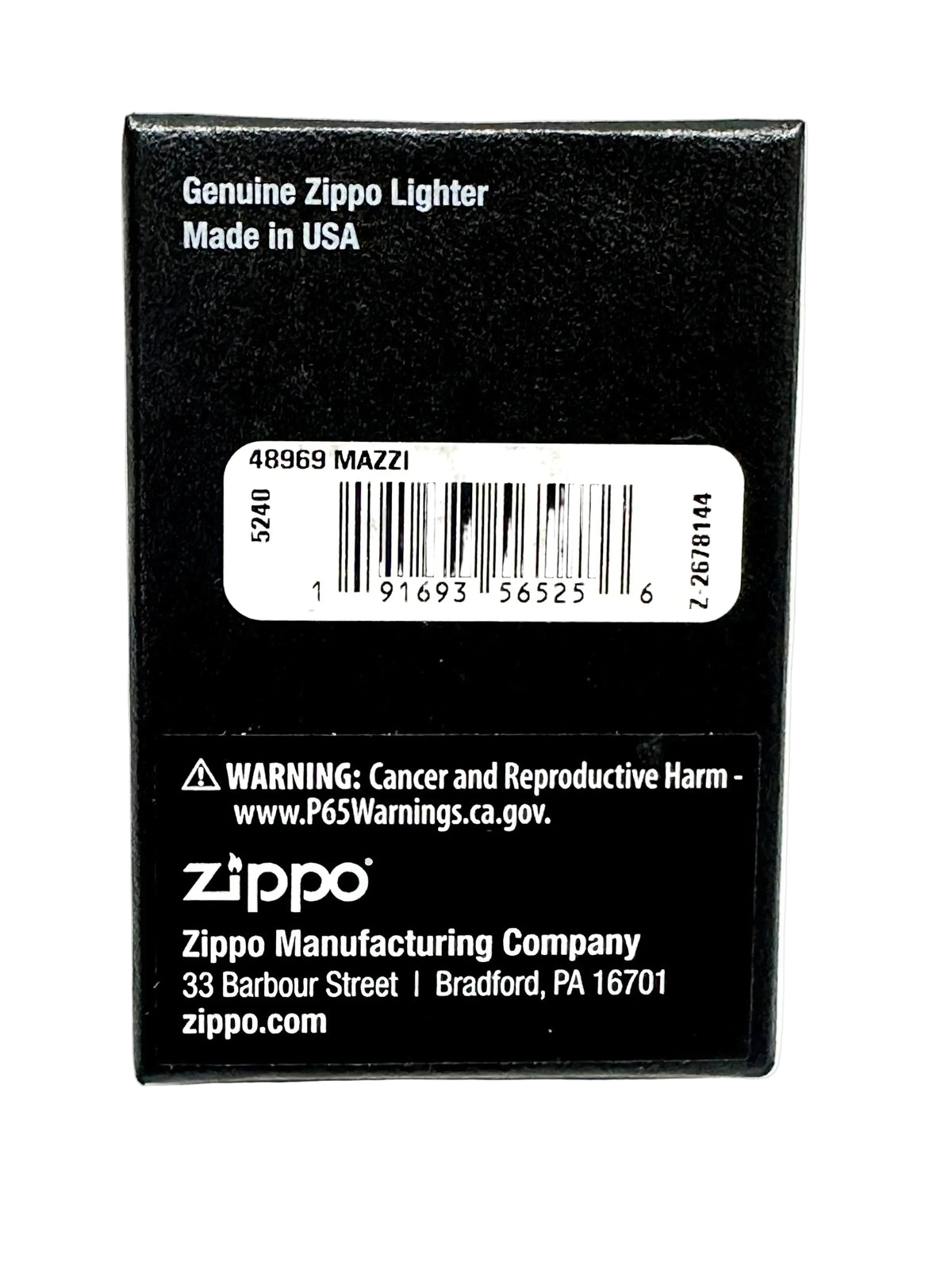 2023 MAZZI Raven Commander Design 48969 Zippo Premium Lighter - Hers and His Treasures