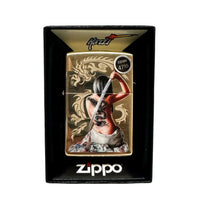 2024 Mazzi Dragon Warrior Design 29668 Zippo Lighter - Hers and His Treasures