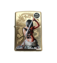 2024 Mazzi Dragon Warrior Design 29668 Zippo Lighter - Hers and His Treasures