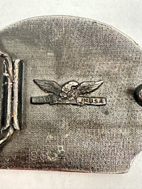 Hi-Performance MECHANIC Pewter and Enamel Belt Buckle - Hers and His Treasures