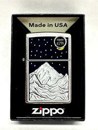 2025 Mountains Emblem 48632 Zippo Lighter - Hers and His Treasures