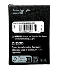 2025 Mountains Emblem 48632 Zippo Lighter - Hers and His Treasures