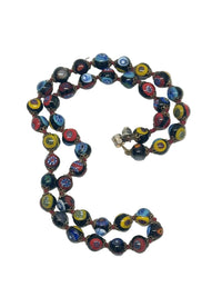 Vintage Murano Venetian Millefiori Glass 20" Necklace - Hers and His Treasures