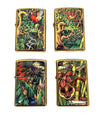 1995 Mysteries of the Forest Set of 4 Zippo Lighter Set - Hers and His Treasures