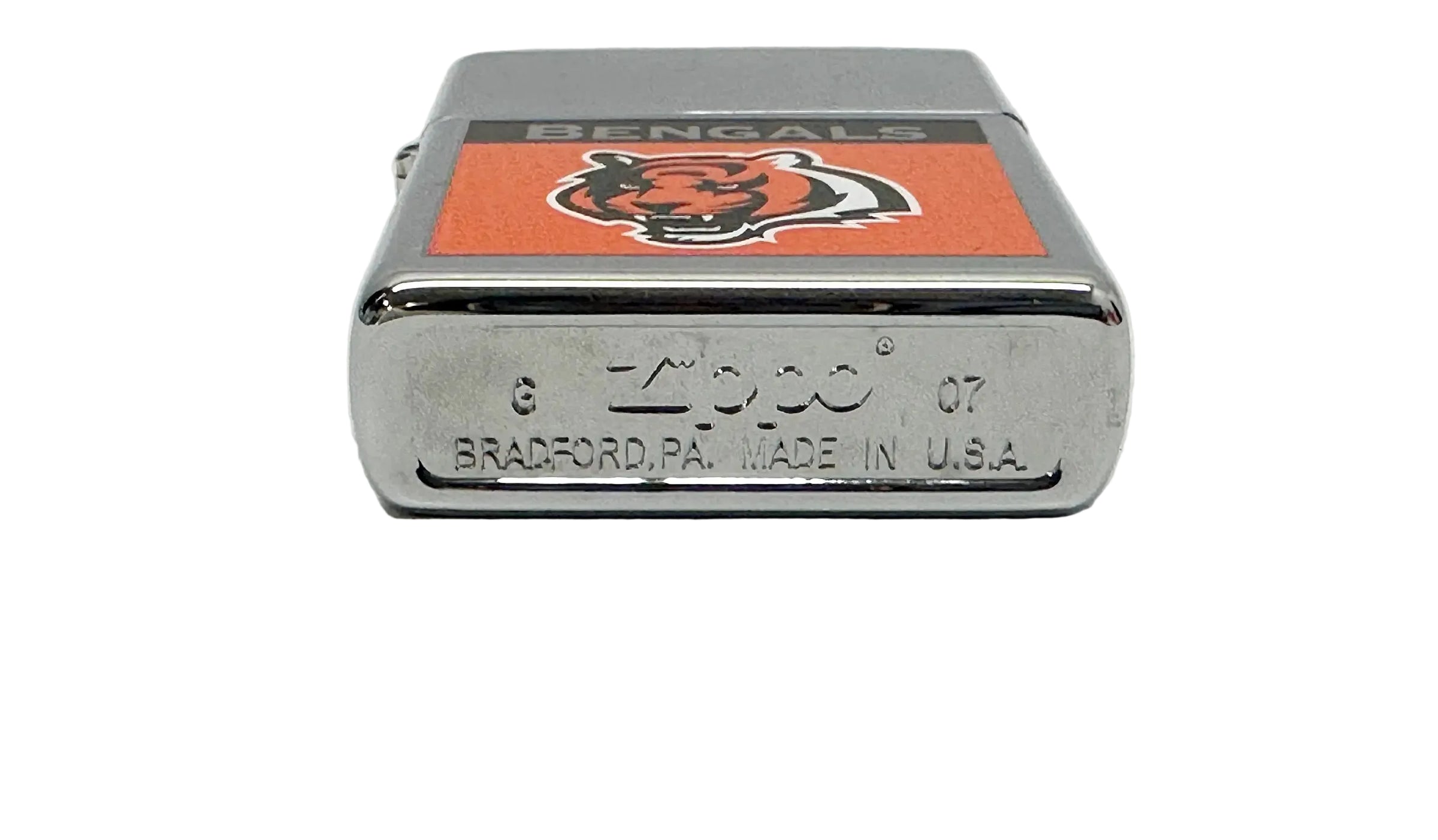 2007 NFL Cincinnati Bengals Football Logo Zippo Lighter - Hers and His Treasures