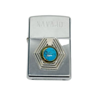 1998 Southwest Series Zuni Zippo Lighter - Hers and His Treasures