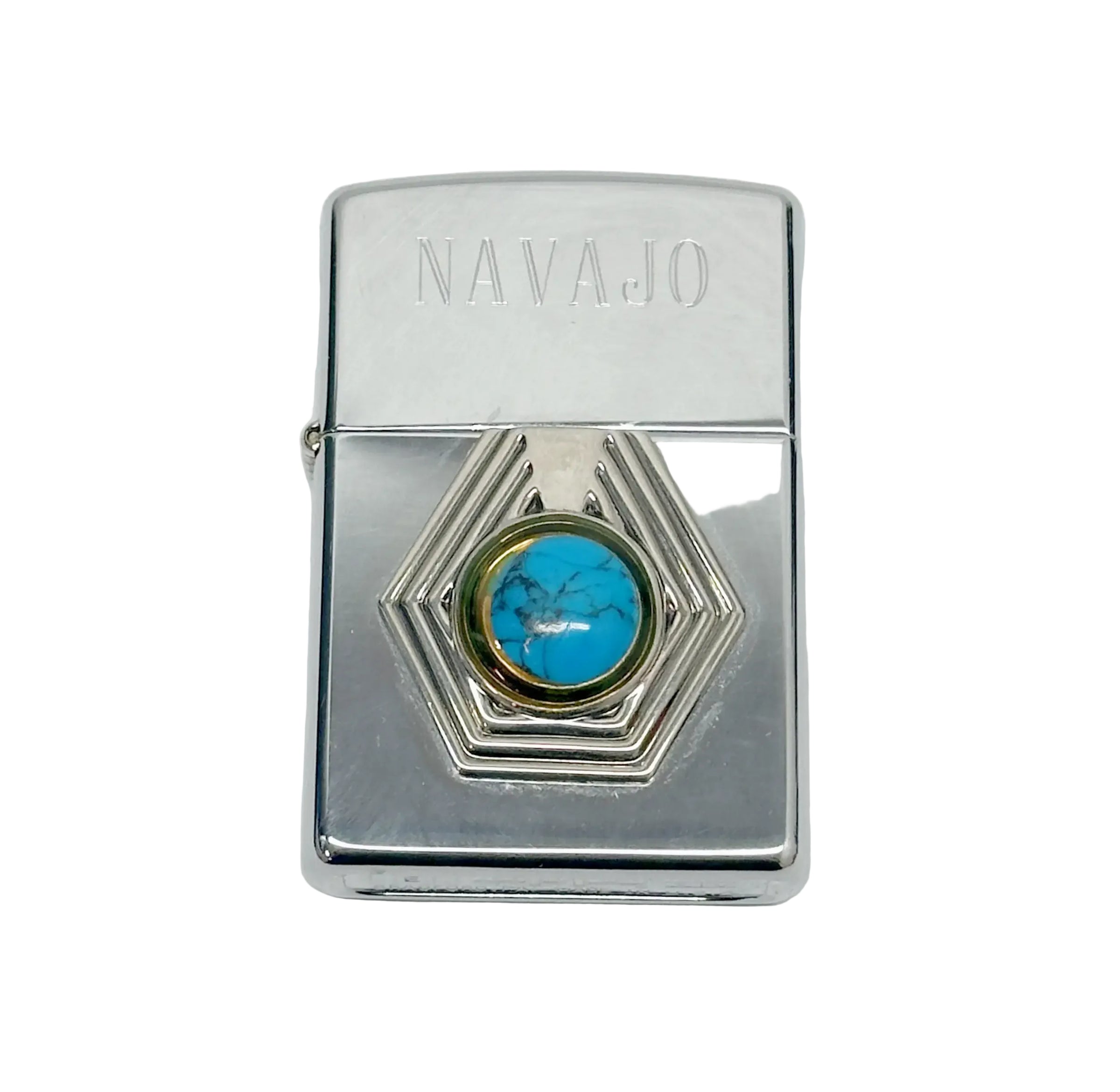 1998 Southwest Series Zuni Zippo Lighter - Hers and His Treasures