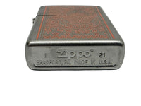 2021 Marlboro Exclusive Orange Paisley Satin Chrome Zippo Lighter -Hers and His Treasures
