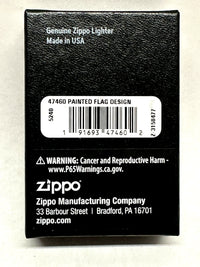 2026 Painted American Flag 47460 Zippo Lighter - Hers and His Treasures