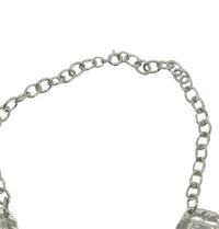 1980's Park Lane Etruscan Swirl Silver Tone Choker Necklace - Hers and His Treasures