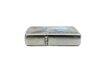 2018 Playboy Bunny Head Blue Water Bubbles Satin Chrome Zippo Lighter - Hers and His Treasures