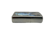 2018 Playboy Bunny Head Blue Water Bubbles Satin Chrome Zippo Lighter - Hers and His Treasures