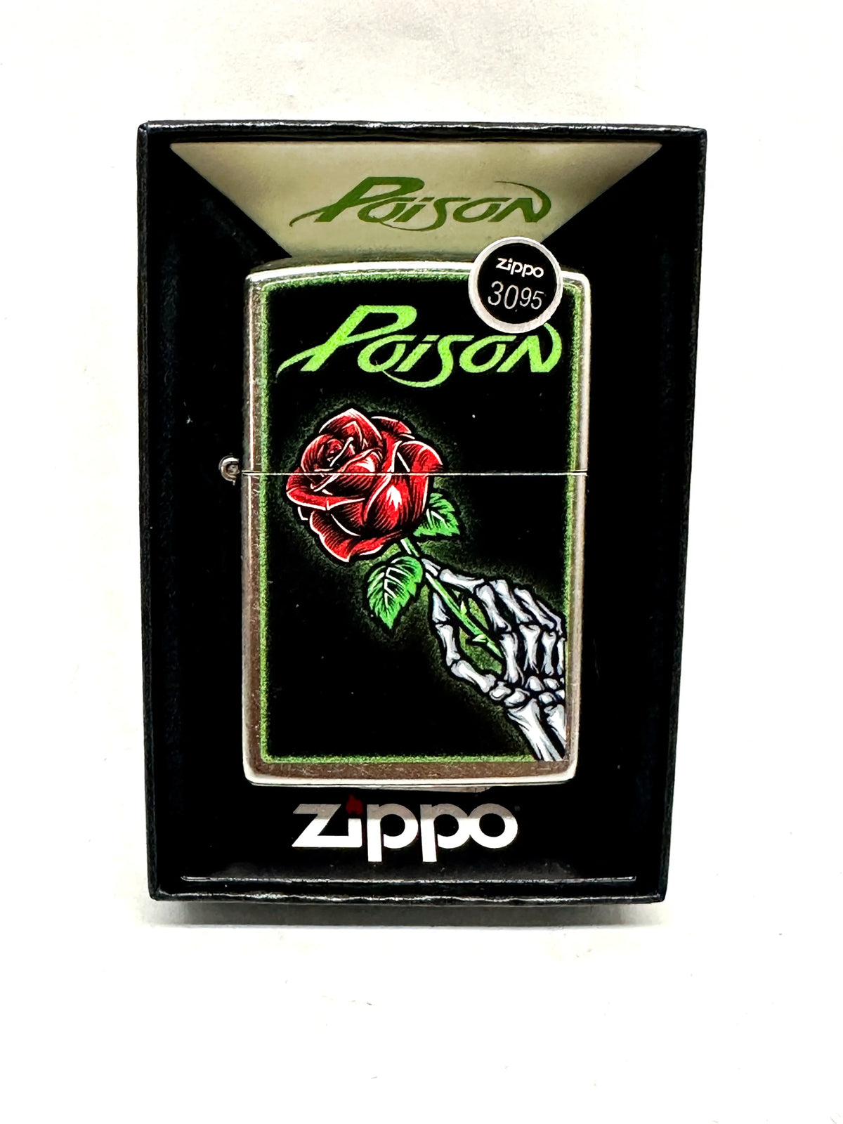 2025 Poison Rock Band Street Chrome Zippo Lighter - Hers and His Treasures